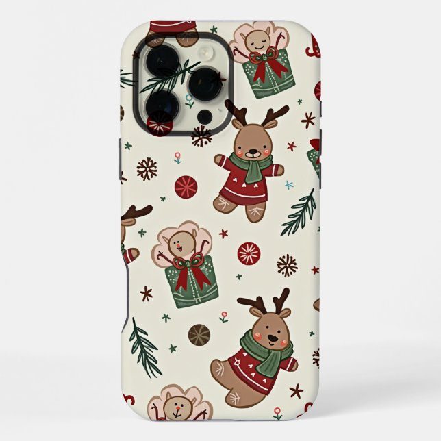 Funda Para iPhone Fundas para iPhone 16 Pro Max de Navidad (Reverso )