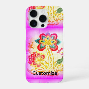 Funda Para iPhone 16 Pro fundas para iphone de palmeras psicodélicas de los