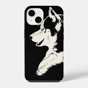Funda Para iPhone 14 Fundas para iPhone de perro Husky Casos de cachorr