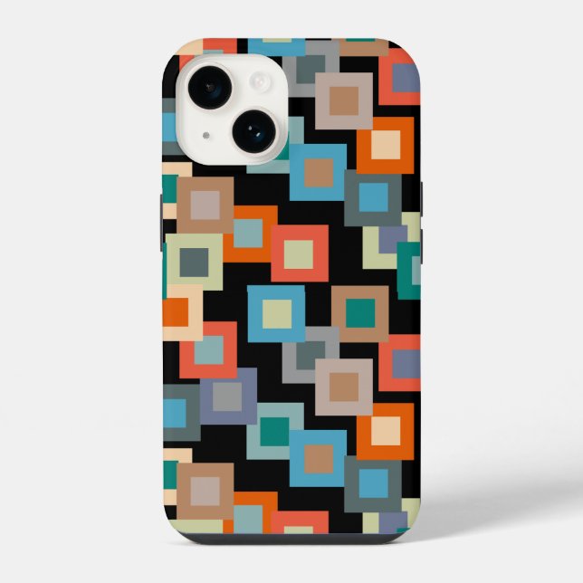 Funda Para iPhone Fundas para iPhone Light Squares on Dark Case-Mate (Reverso )