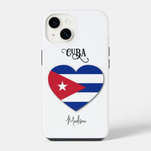 Funda Para iPhone 14 Fundas para teléfono con nombre personalizado Cuba