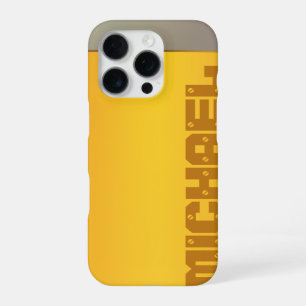 Funda Para iPhone 16 Pro Fundas para teléfono con nombre personalizado de C