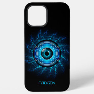 Funda Para iPhone 12 Pro Max Fundas para teléfono con nombre personalizado Ojo