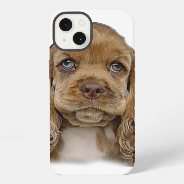 Funda Para iPhone Fundas para teléfonos de cocker spaniel (Reverso )