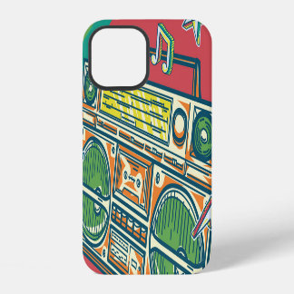 Funda Para iPhone 12 Funky Boom Box Colorous Design
