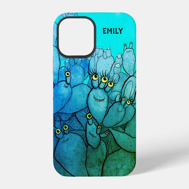 Funda Para iPhone Funny Cactus Succulent Name (Reverso )