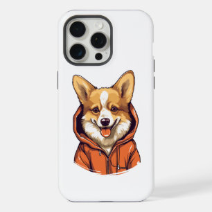 Funny Corgi Usando Hoodie