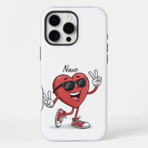 Funda Para iPhone 16 Pro Max Funny Heart Personalizado Personaliza el Diseño de
