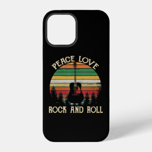 Funda Para iPhone 12 Furgoneta Hippie Vintage Autobús de Flores Paz Amo