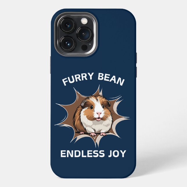 Funda Para iPhone Furry Bean Alegría sin Fin (Reverso )