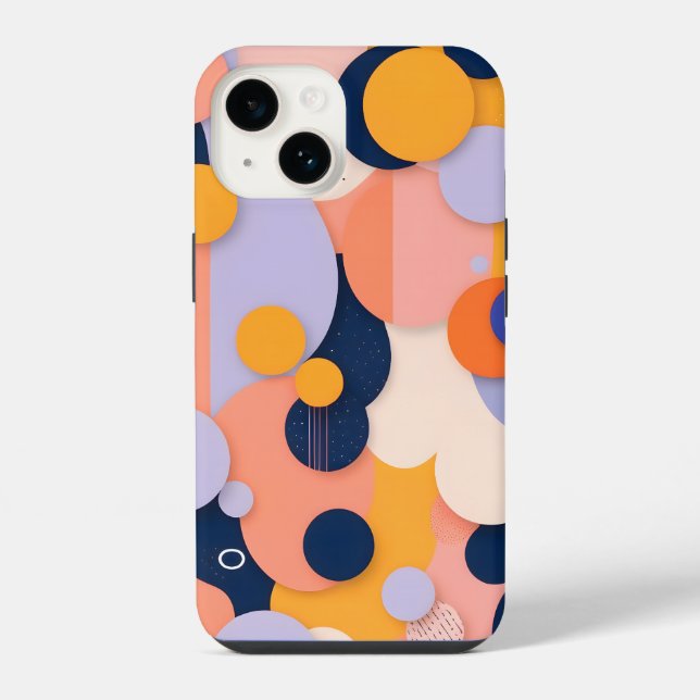 Funda Para iPhone Fusión de Esfera de Color (Reverso )