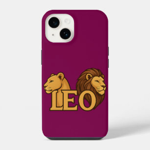 Funda Para iPhone 14 Fusión Majestuosa de León y Leona – Fauna Audaz