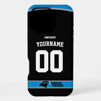 Funda Para iPhone 16 Pro Max Fútbol Americano de Jersey para Panthers Personali