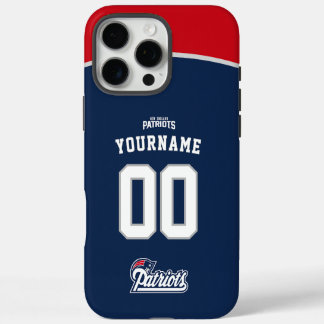 Funda Para iPhone 16 Pro Max Fútbol Americano de Jersey para Patriotas Personal