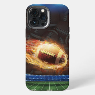 Funda Para iPhone 13 Pro Max Fútbol en llamas