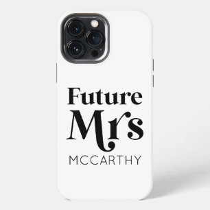 Funda Para iPhone 13 Pro Max Futura Sra. Apellido Personalizado Novia Para Ser