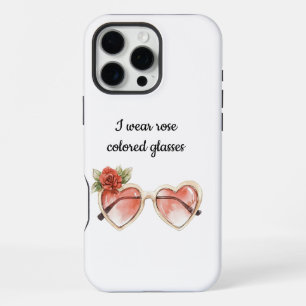 Funda Para iPhone 16 Pro Max Gafas de sol de color Rosa