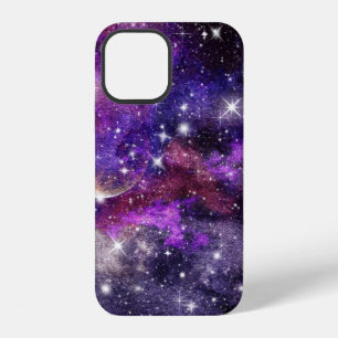 Funda Para iPhone 12 Galaxia Violeta Vía Láctea Con Planeta