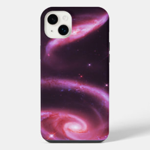 Funda Para iPhone 14 Plus Galaxias de Rosa Rosa