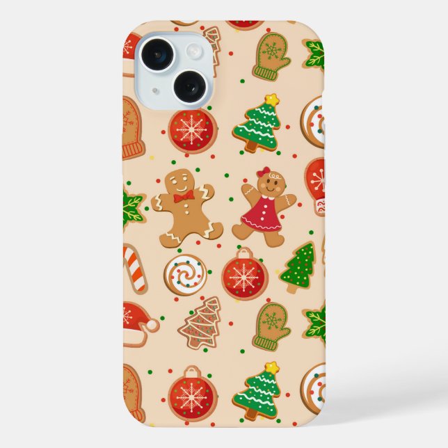 Funda Para iPhone Galletas de Navidad (Reverso )