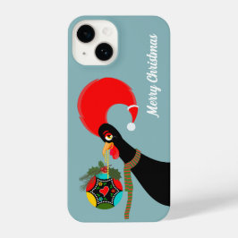 Funda Para iPhone 14 Gallos portugueses y Navidades holandeses baubles