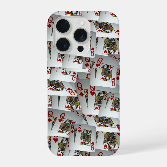 Funda Para iPhone "Gambito de Dama: Pares Dispersos de Damas de Bols (Reverso )