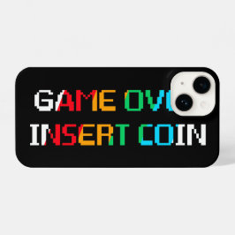 Funda Para iPhone 14 Game Over Insert Coin