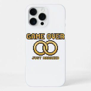 Funda Para iPhone 16 Pro Max Game Over Married Funny iPhone Case
