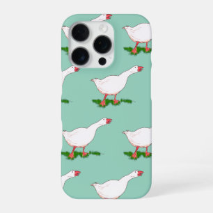 Funda Para iPhone 16 Pro ganso blanco