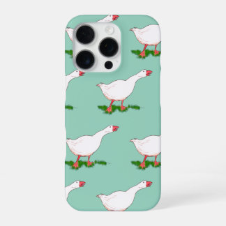 Funda Para iPhone 16 Pro ganso blanco