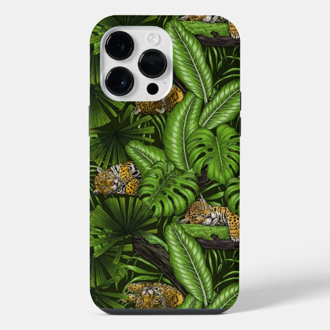 Funda Para iPhone Gatitos de la selva (Reverso )