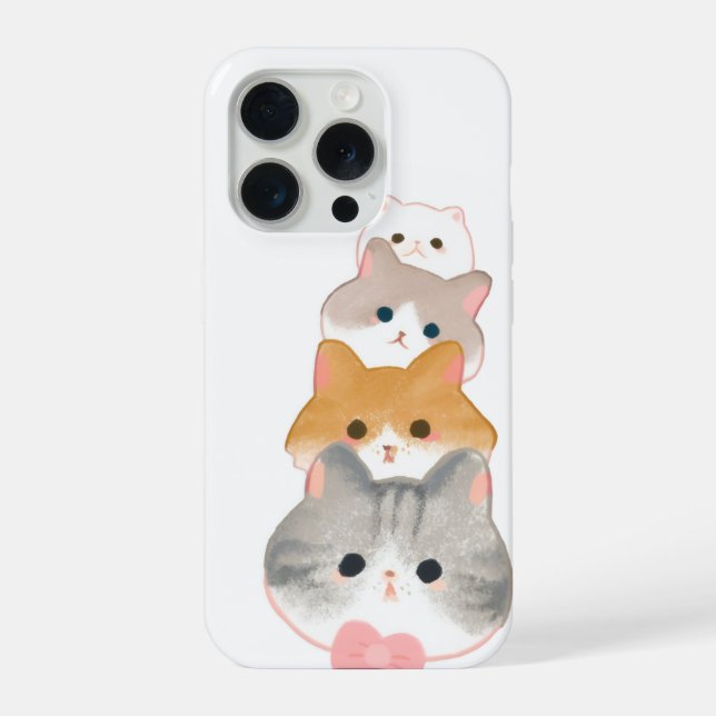 Funda Para iPhone gatitos lindos (Reverso )
