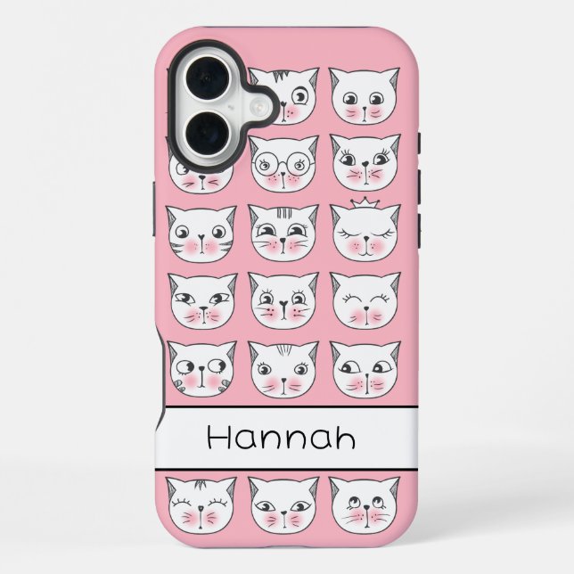 Funda Para iPhone Gatitos Lindos (Reverso )