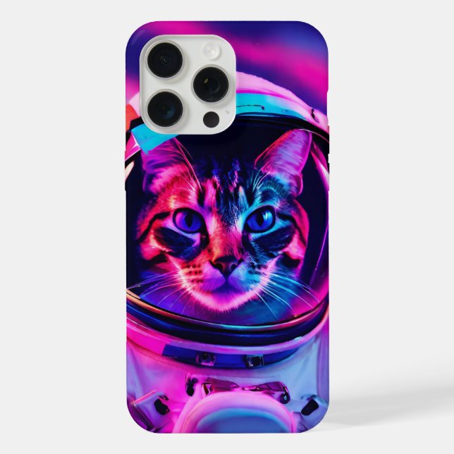 Funda Para iPhone gato astronauta (Reverso )