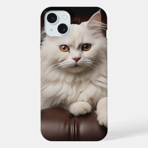 Gato blanco majestuoso