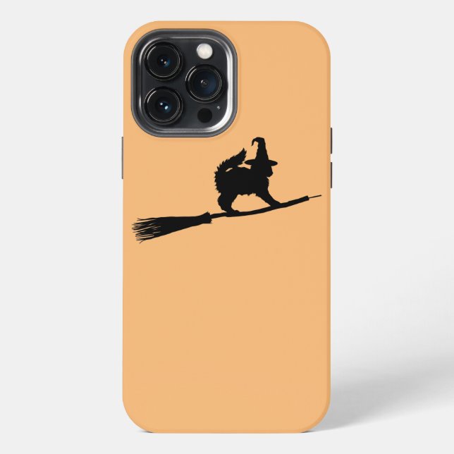 Funda Para iPhone Gato de Halloween  (Reverso )