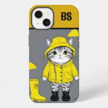 Gato Divertido en Botas de Lluvia – Humor de Gato