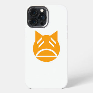 Funda Para iPhone 13 Pro Max Gato Emoji Cansado