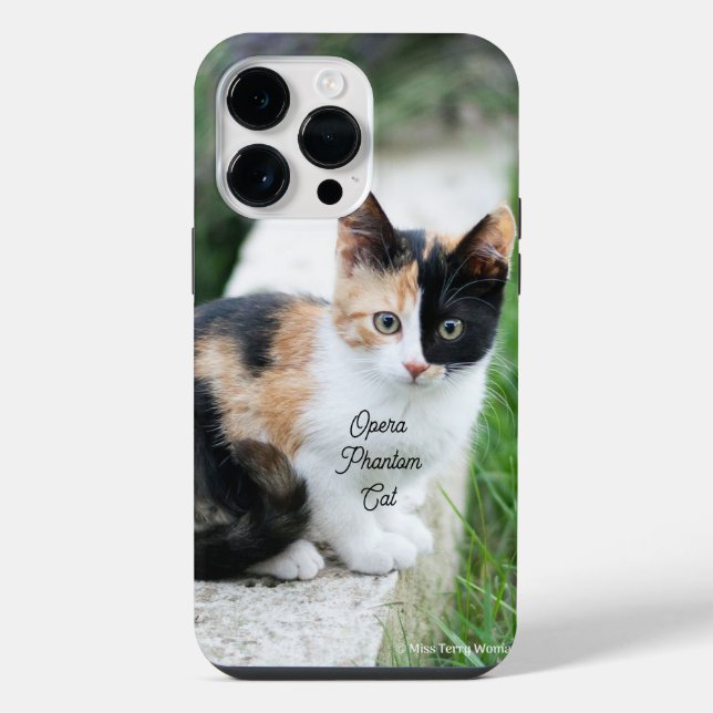Funda Para iPhone Gato Fantasma de la Ópera (Reverso )