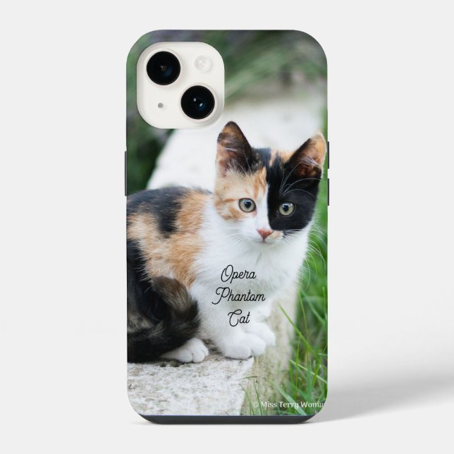 Funda Para iPhone Gato Fantasma de la Ópera (Reverso )
