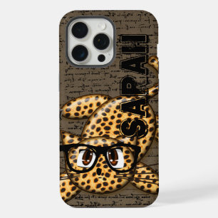 Gato Leopardo Nerdy Lindo que Lleva Gafas