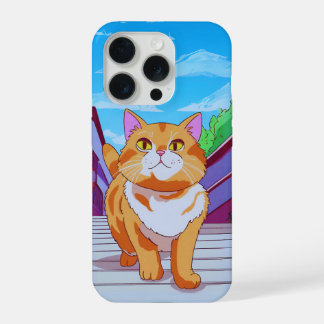 Gato lindo en una aventura