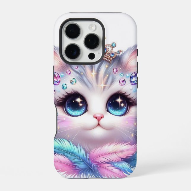 Funda Para iPhone Gato lindo real (Reverso )