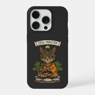 Gato Maestro Zen Divertido Gato Gris Atigrado Rega