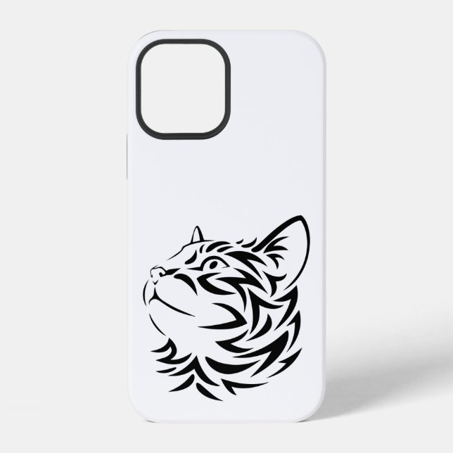 Funda Para iPhone gato negro (Reverso )