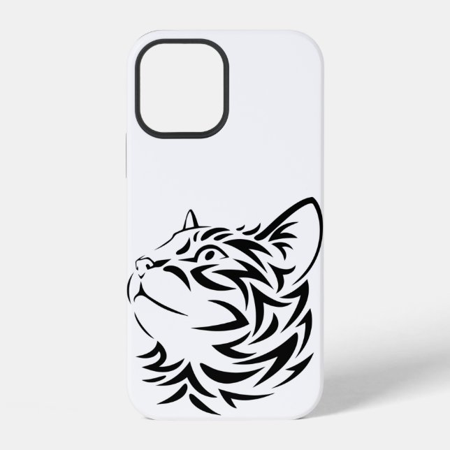 Funda Para iPhone gato negro (Reverso )