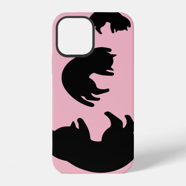 Funda Para iPhone Gato Negro (Reverso )