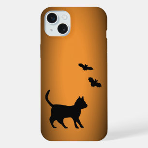 Gato negro con bata