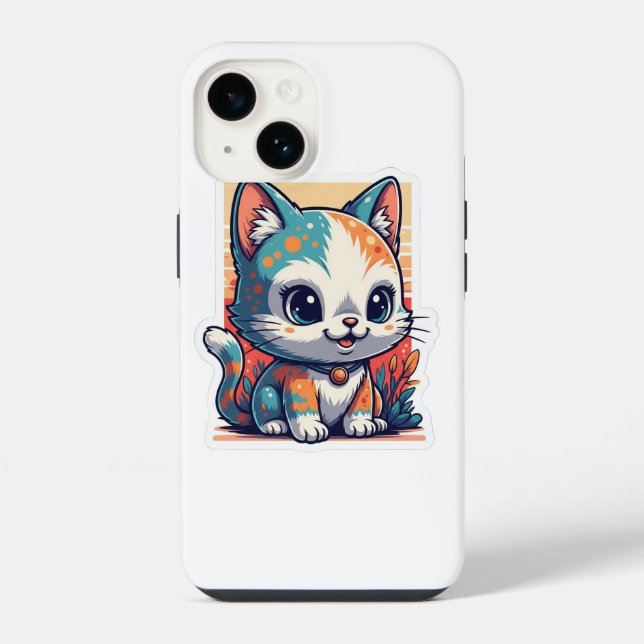 Funda Para iPhone gato para estuche iPhone / iPad (Reverso )
