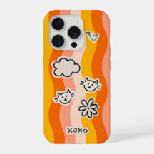 Gato Retro Adorable con acentos